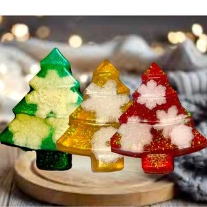 Christmas Tree Soap, Artisian Holiday, Wonderland Party, Christmas Bath Decor